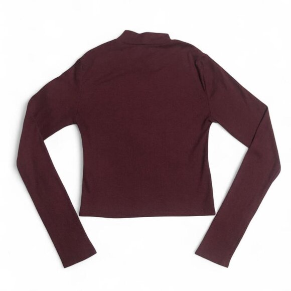 Garage Ribbed Mockneck Top - Picture 4 of 5